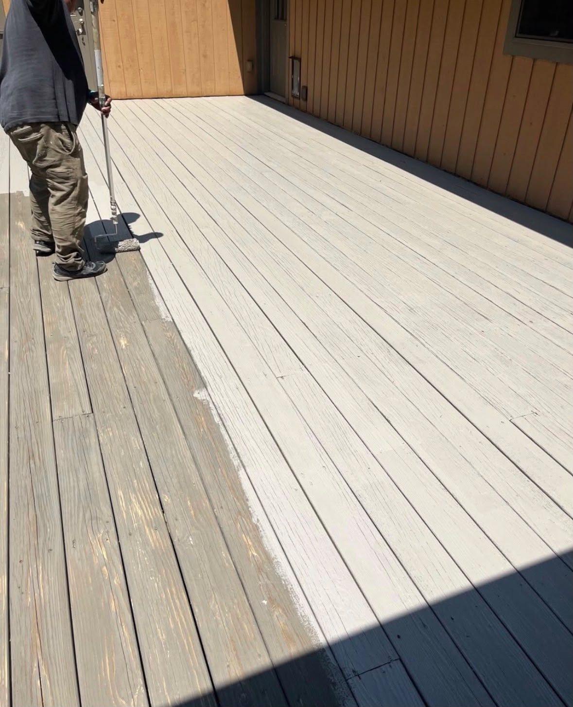 Deck painting project